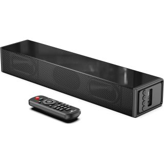 LARKSOUND Small Sound Bar for TV, PC and Gaming, 16 Inch Mini Soundbar