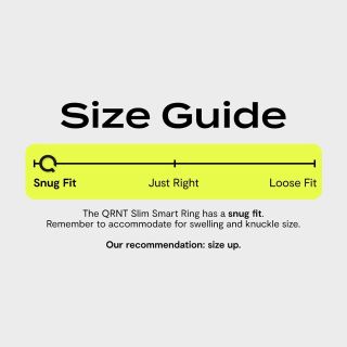 QALO SR-2 Smart Ring Fitness Tracker – Size Before You Buy – Gold, 12