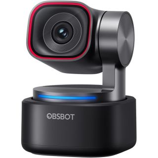 OBSBOT Tiny 3 AI-Powered Spatial Audio 4K Webcam, AI Tracking PTZ Camera