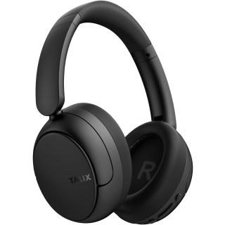 H30 Hybrid Active Noise Cancelling Headphones, 110H Playtime Hi-Res Audio Bluetooth 6.0 Wireless Over Ear ANC Headphones for Commute/Travel (Black)