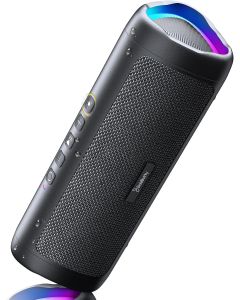 Bluetooth Speaker, 20W HD Sound, Portable Wireless, IPX5 Waterproof, Up to 24H Playtime, TWS Pairing, for Home/Party/Outdoor/Camping/Beach Essentials, Electronic Gadgets, Birthday Gift (Black)