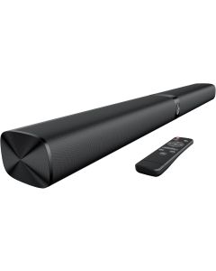 Sound Bar for Smart TV, Soundbar with Bluetooth/ARC/Opt/AUX Connect, Auto Volume Boost, 3 Equalizer Modes, 2 in 1 Detachable Soundbar for TV/PC/Gaming/Projectors
