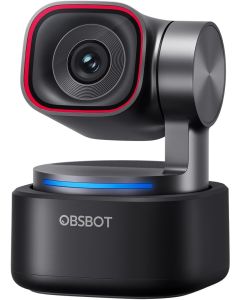 OBSBOT Tiny 3 AI-Powered Spatial Audio 4K Webcam, AI Tracking PTZ Camera