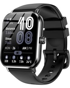 Smart Watch for Men Women, 1.83" HD Touch Screen with Bluetooth Call, IP68 Waterproof, 140+ Sport Modes, Fitness Tracker with Heart Rate & Sleep Monitor, Pedometer, Compatible with Android iPhone